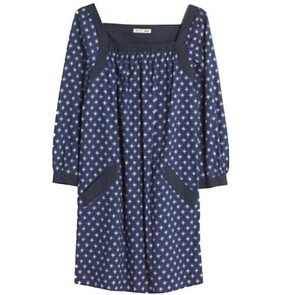 Madewell Daryl K Bonnie Tunic Dress Pockets All Over Print Generous sizing NWOT - Picture 2 of 16